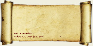 Anita Joksić vizit kartica